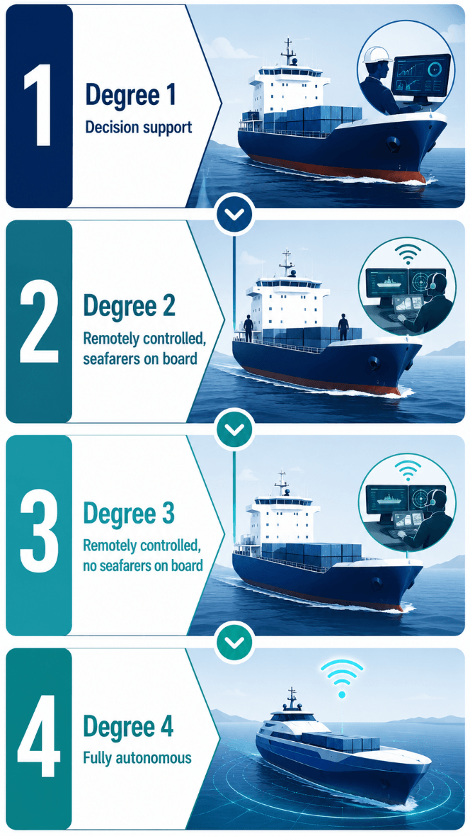 IMO 4 Degrees of Autonomy